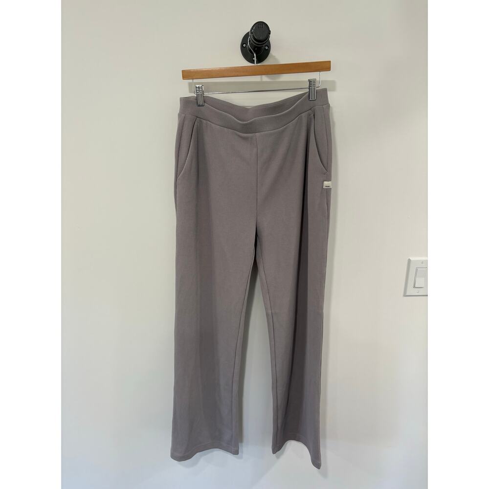 Vuori Pose Ribbed Wide Leg Pants Size L